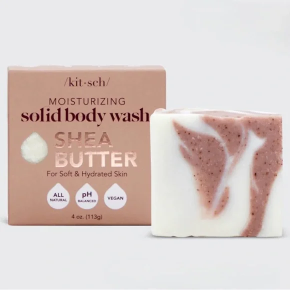 NEW Kit•sch Castor Oil shampoo & 
conditioner, Butter Body wash and Travel Case. - Picture 3 of 11